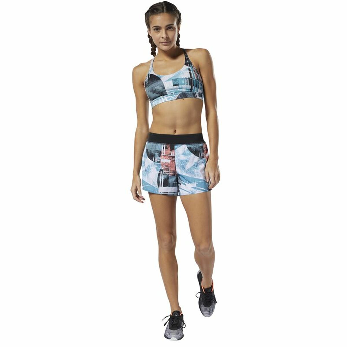 Sport shorts til kvinder Reebok Wor Moonshift Himmelblå